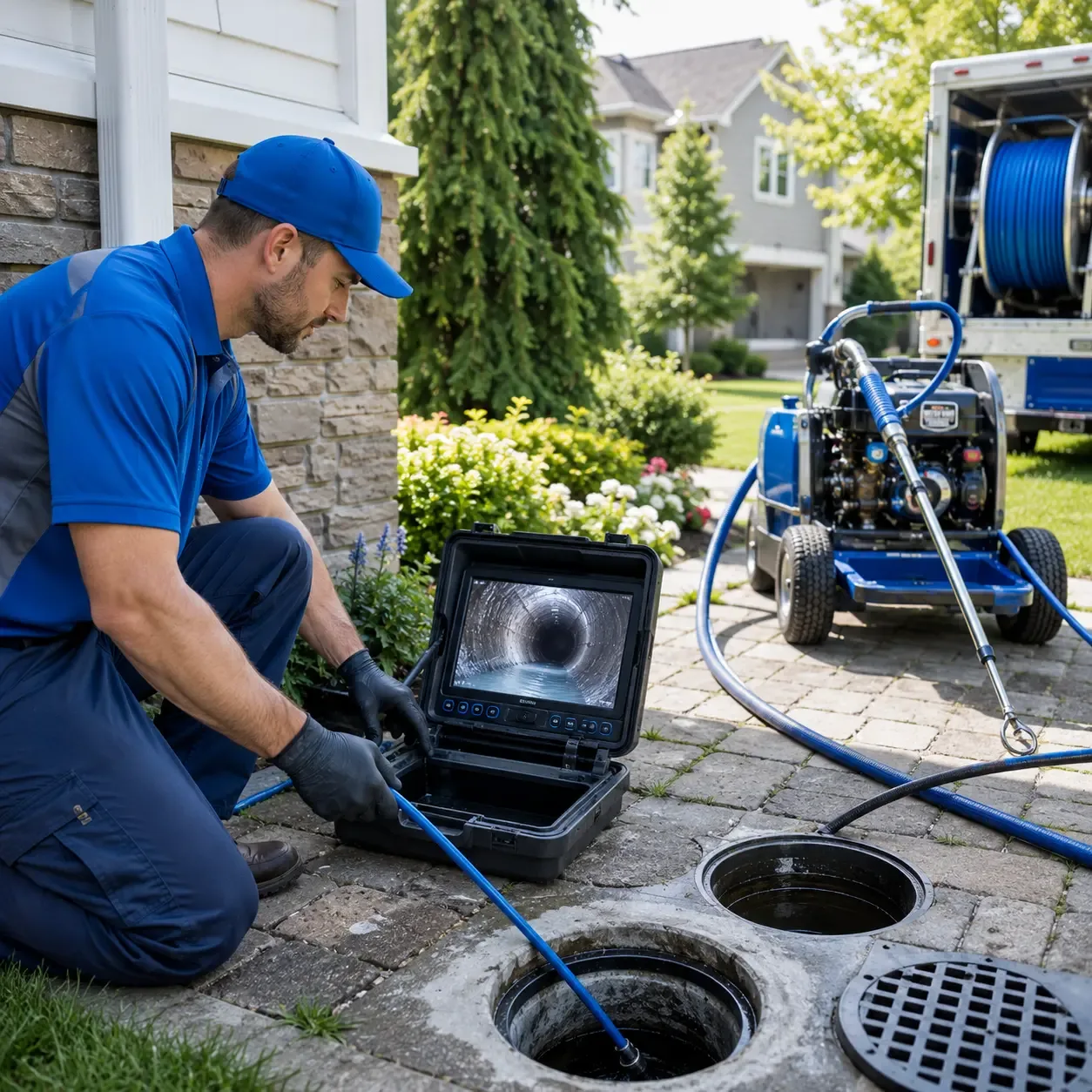 Outdoor drain cleaning professionals serving Edinburg, TX