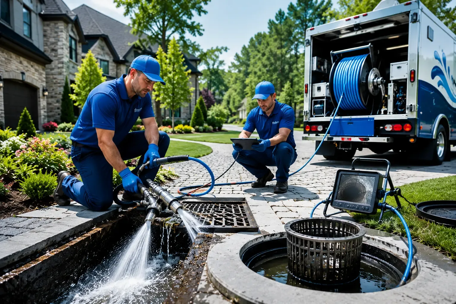 Local outdoor drain cleaning professionals in Edinburg, TX