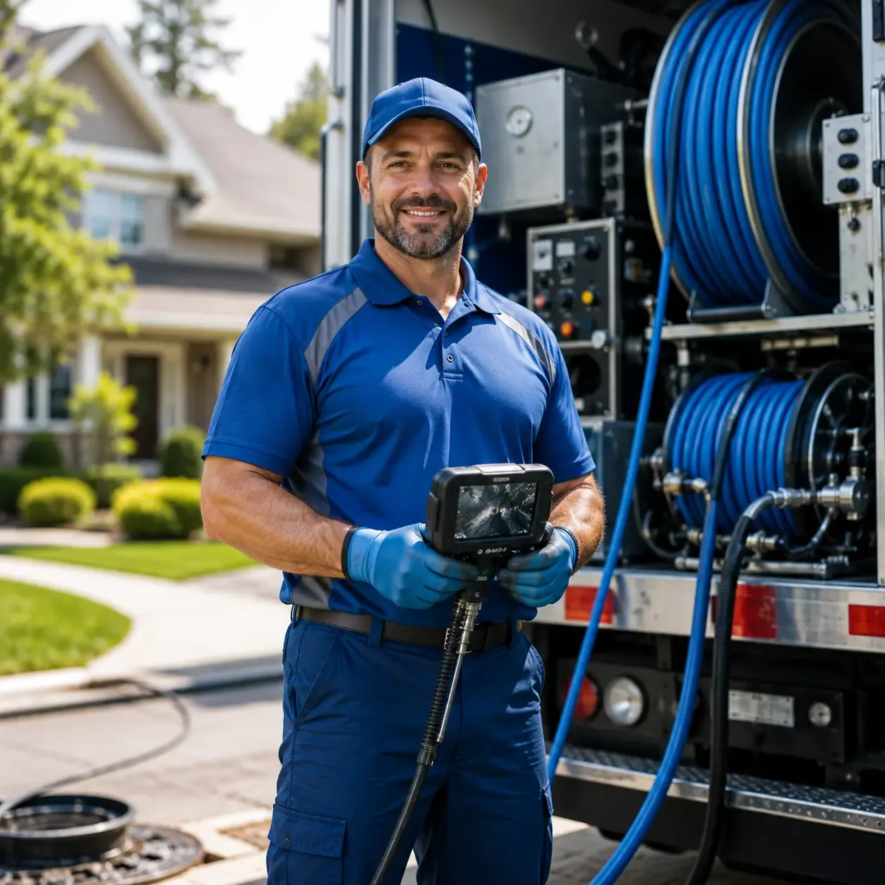 Local outdoor drain cleaning specialists in Edinburg, TX